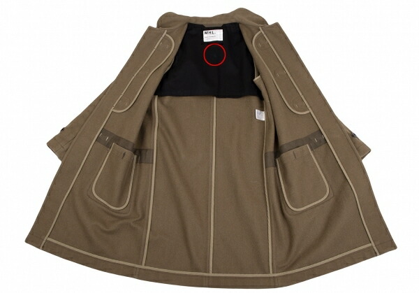 楽天市場】【中古】 マーガレットハウエルMHL ウールラウンドカラー