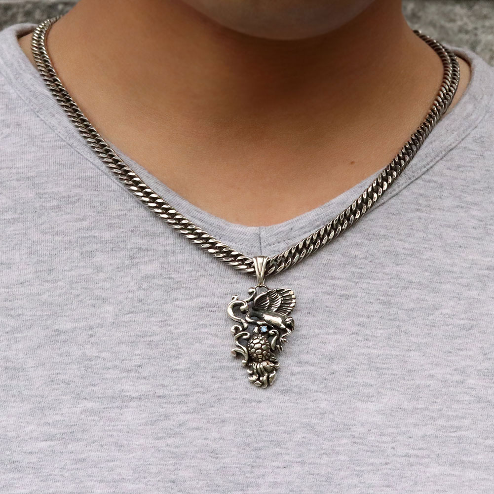 楽天市場】ペンダントトップ メンズ シルバー 喜平用 ネックレス