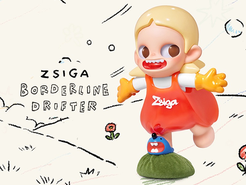 楽天市場】ZSIGA Borderline Drifter シリーズ【ピース】 : POP MART