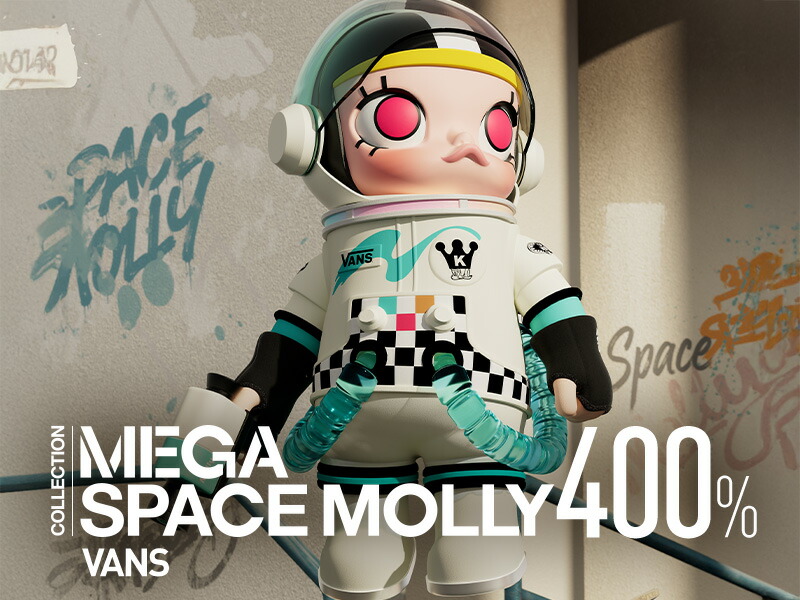 楽天市場】MEGA SPACE MOLLY 400% VANS : POP MART JAPAN 楽天市場店