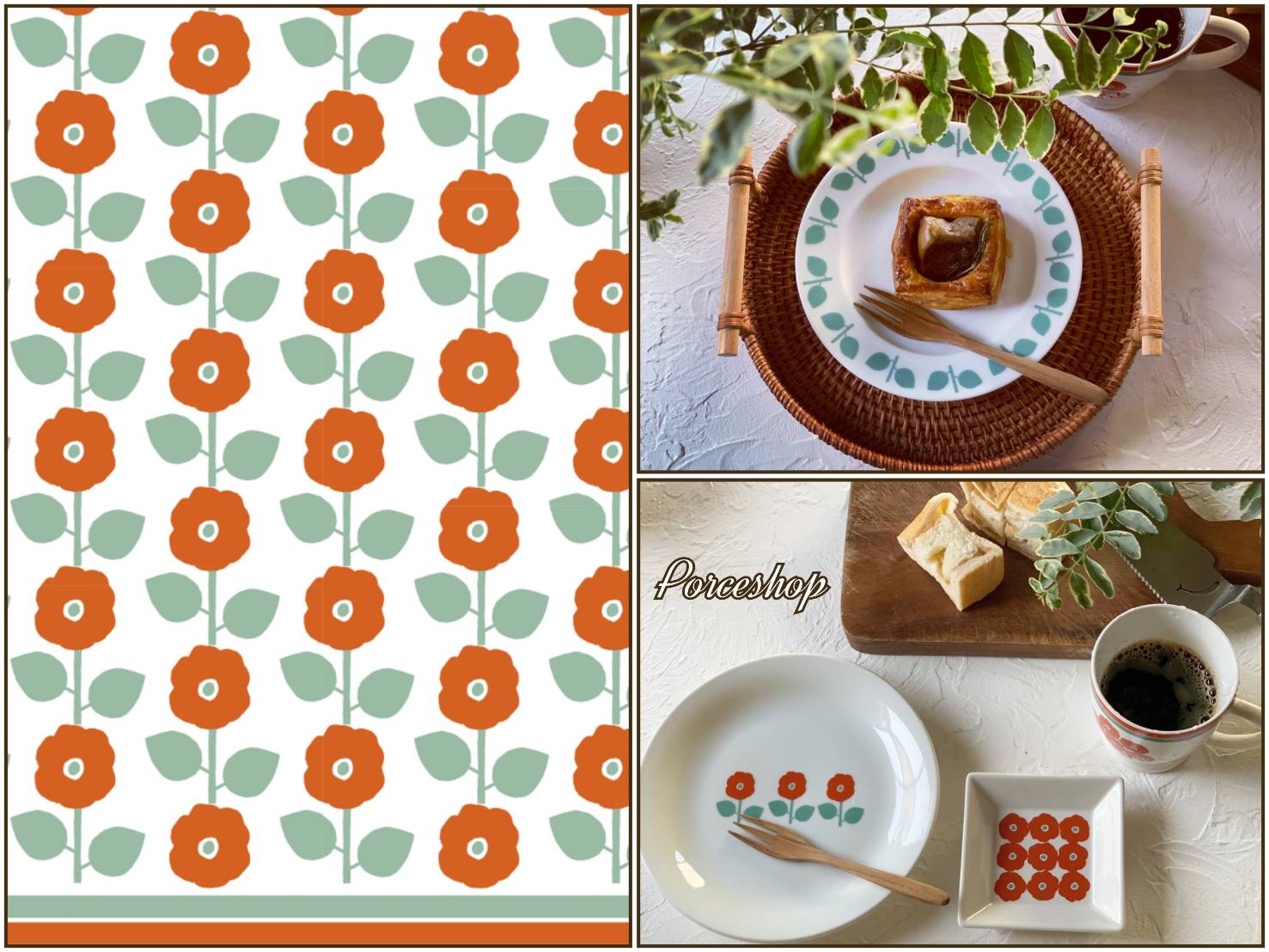 楽天市場】ポーセラーツ 転写紙 【白磁用 セット】北欧風レトロ転写紙