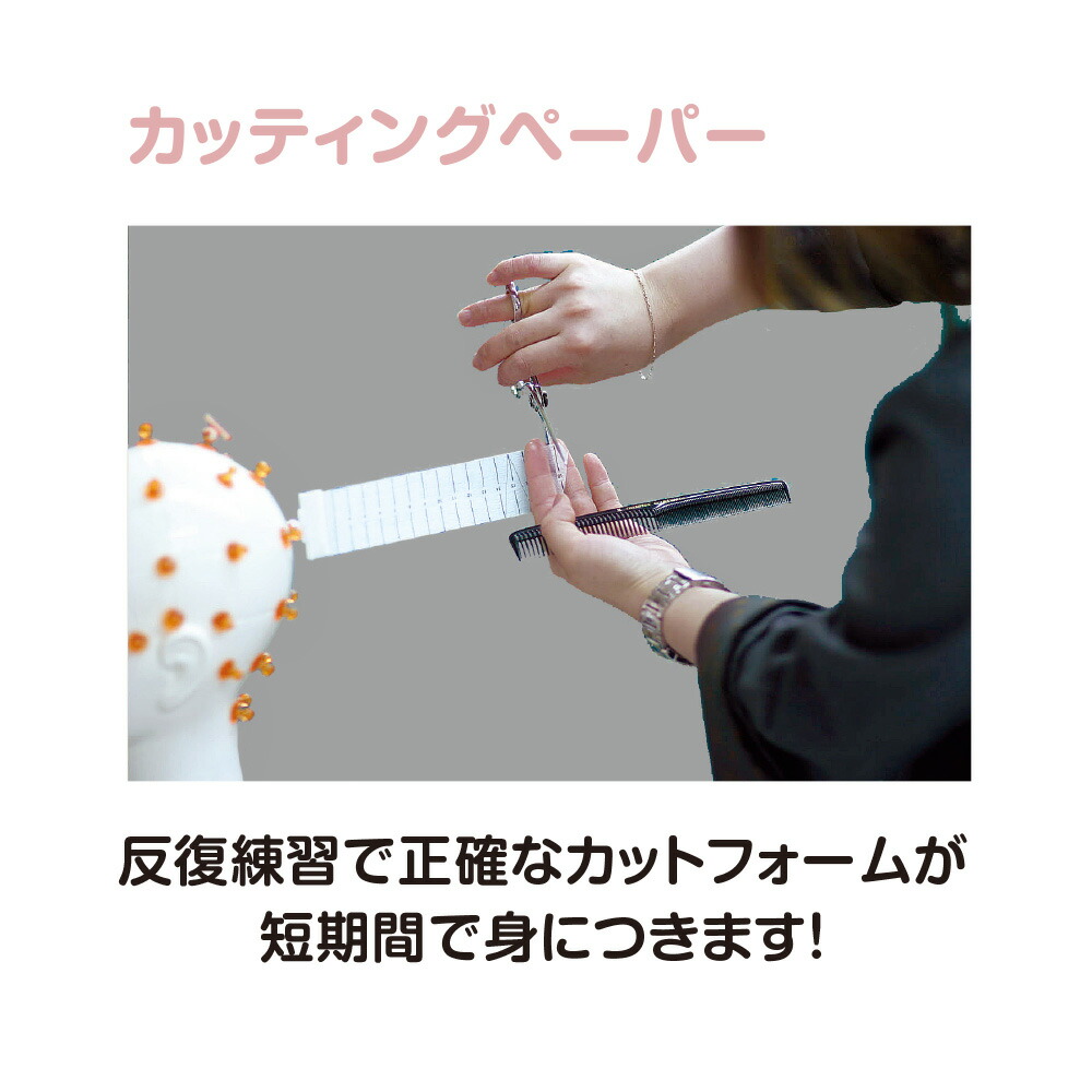 楽天市場】ポリカトレーニングウィッグセット 美容教育 美容師 道具