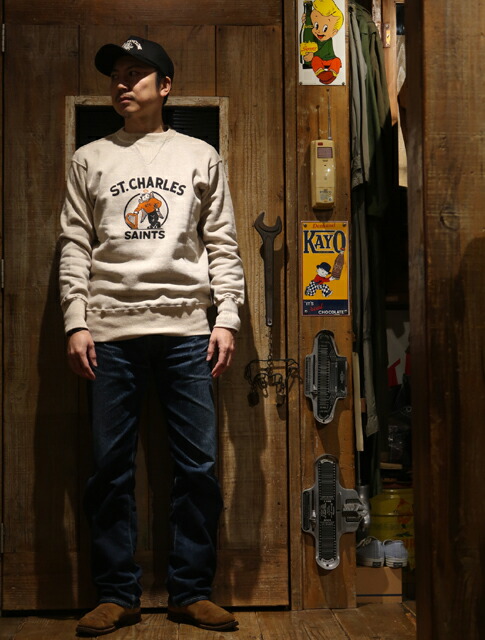 希少サイズ ウエアハウス Warehouse ヘラーズカフェ スウェット 44