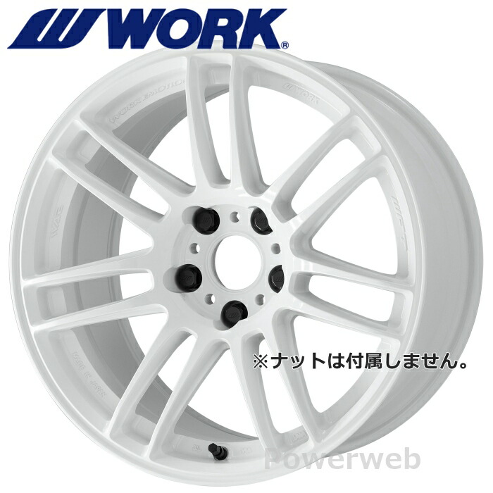楽天市場】[ホイール1本(単品)] WORK EMOTION ZR7 17インチ×7.0J PCD