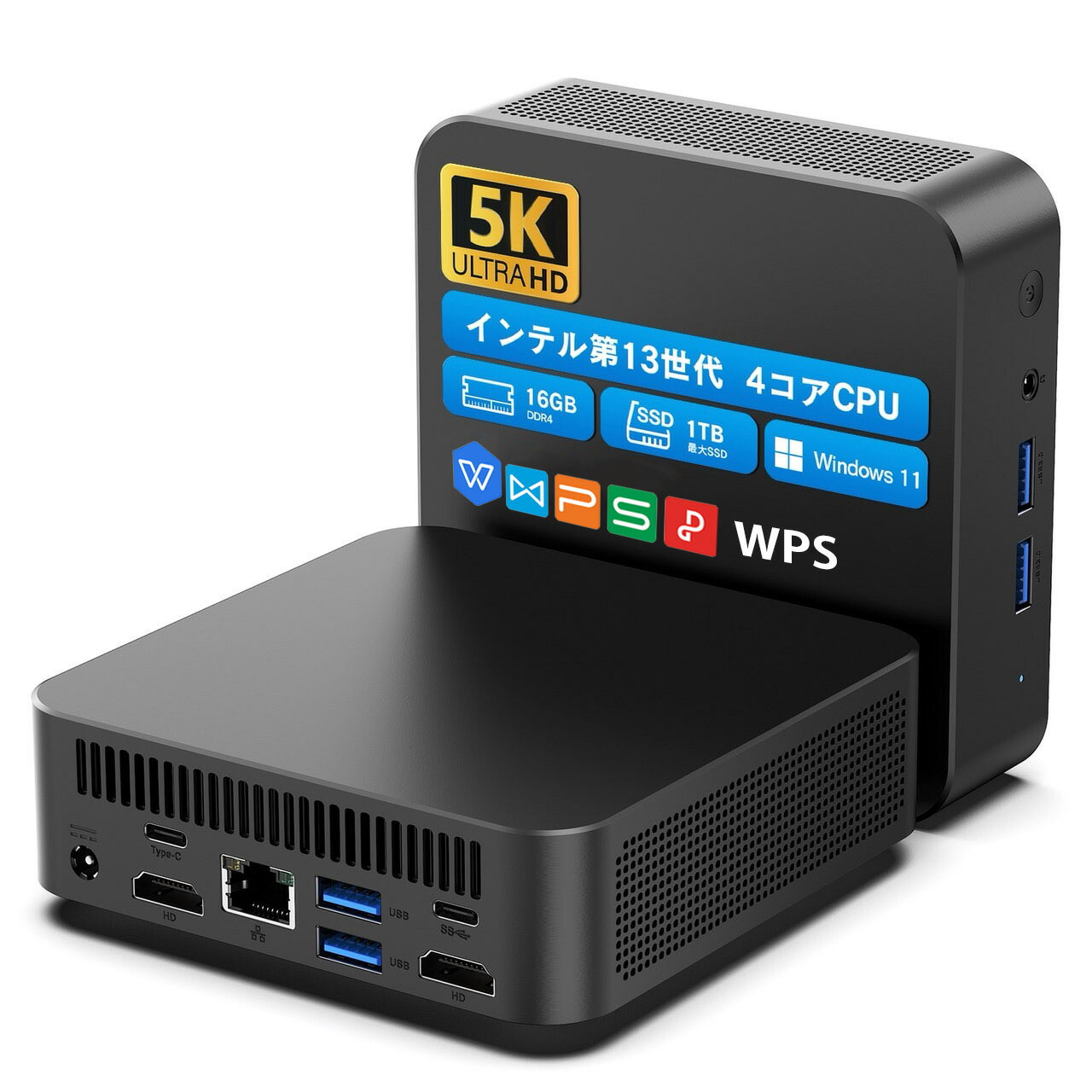 楽天市場】デスクトップ パソコン ミニPC miniPC インテル Intel 第12