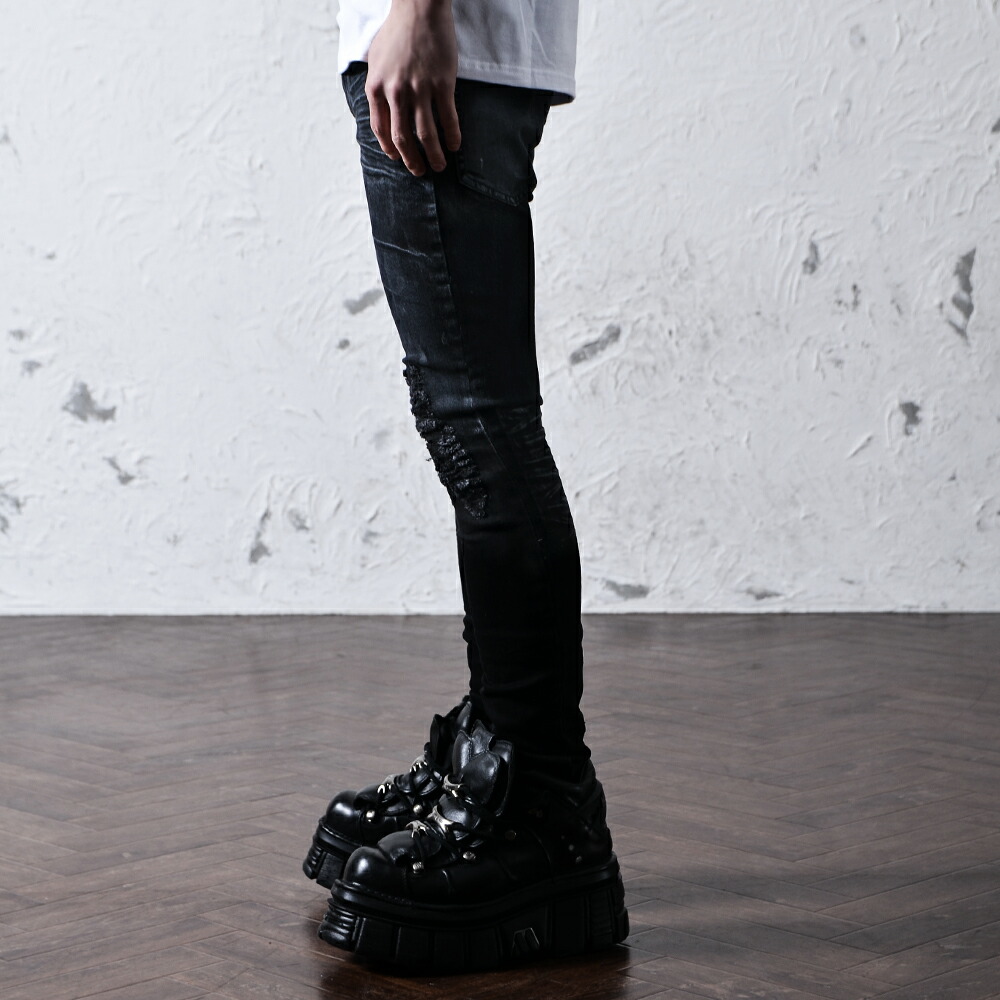 楽天市場】V系 スキニー パンツ ヴィジュアル系 ファッション メンズ