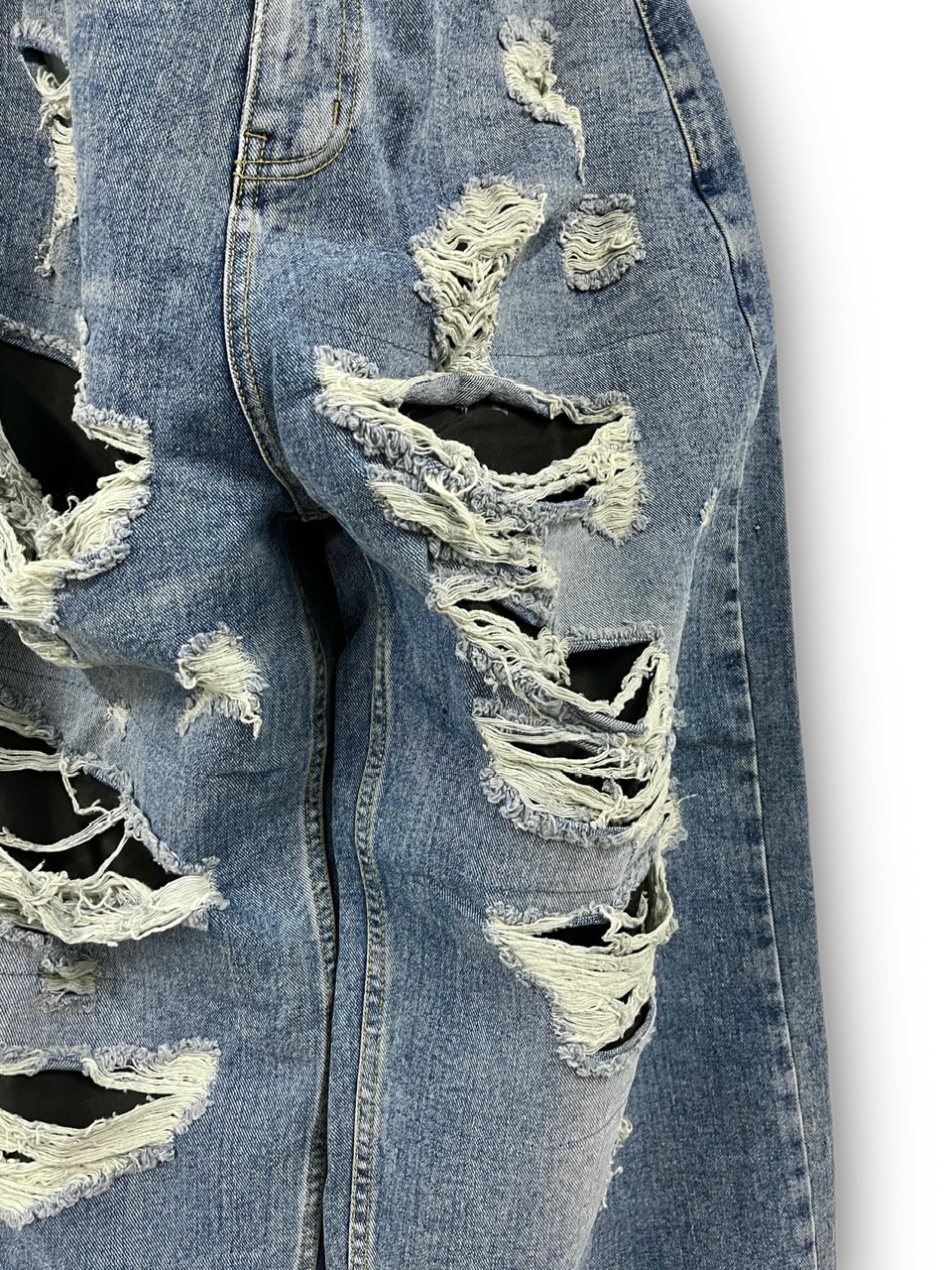 楽天市場】正規品 【 XU heard damage denim pants 】 エックスユー