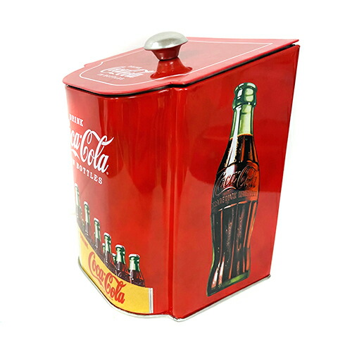 楽天市場】コカ・コーラ スクエア キャニスター ブリキ 缶 ( フロント