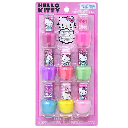 楽天市場】ハローキティ ネイル 8本 香り付き 19899 ネイル はがせる
