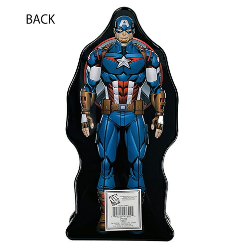 楽天市場】キャプテンアメリカ ティン 缶 貯金箱 15969 マーベル