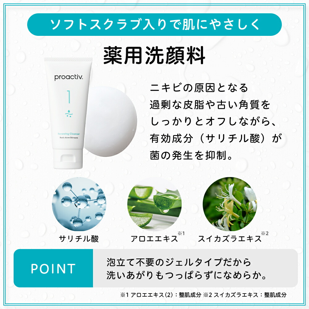 楽天市場】泡立て不要のニキビ洗顔｜ リニューイングクレンザー【プロ