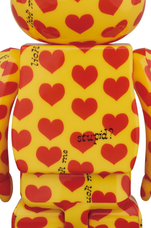 楽天市場】BE@RBRICK Yellow Heart 1000％ : MEDICOM TOY TOKYO