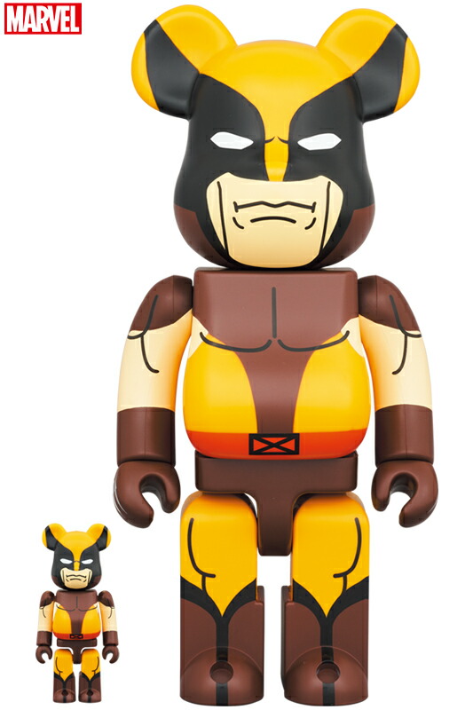 楽天市場】BE@RBRICK WOLVERINE (BROWN Ver.) 100％ & 400％ : MEDICOM