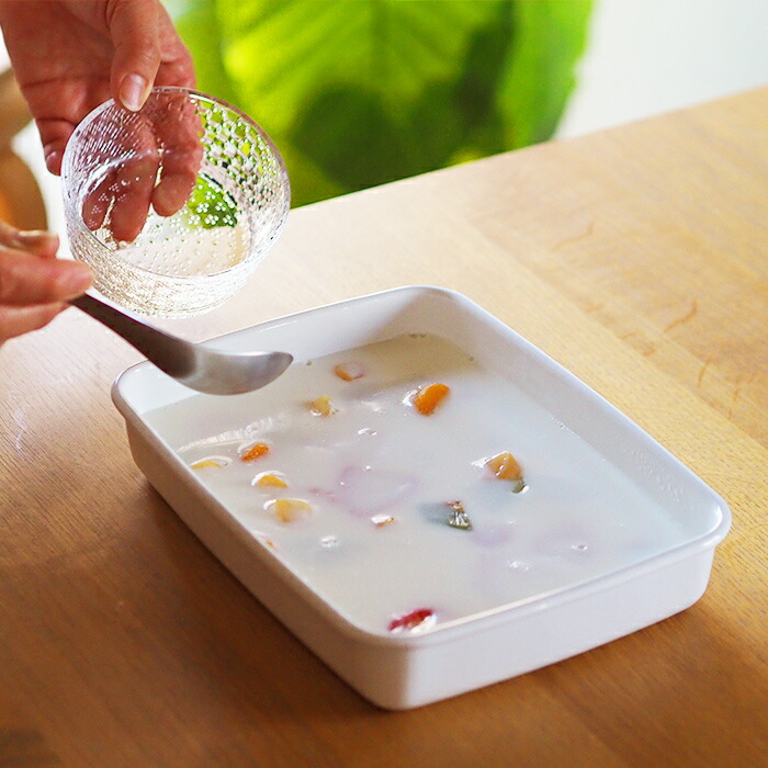 楽天市場】野田琺瑯 ホワイトシリーズ レクタングル浅型 M / ホーロー