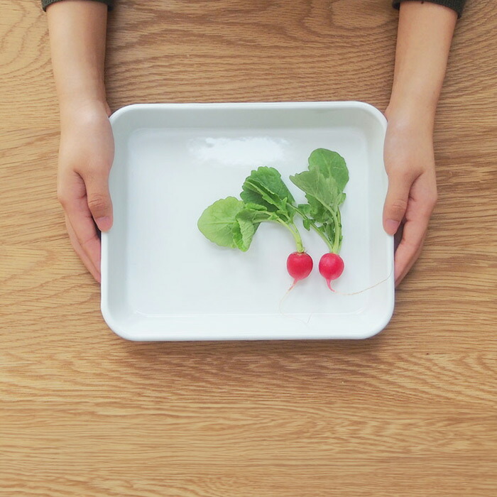 楽天市場】野田琺瑯 バット 全白 21取 / ほうろう ホーロー ホワイト