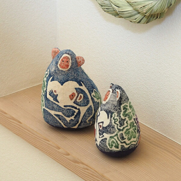 楽天市場】□真工藝 木版手染めぬいぐるみ 干支シリーズ・親子セット