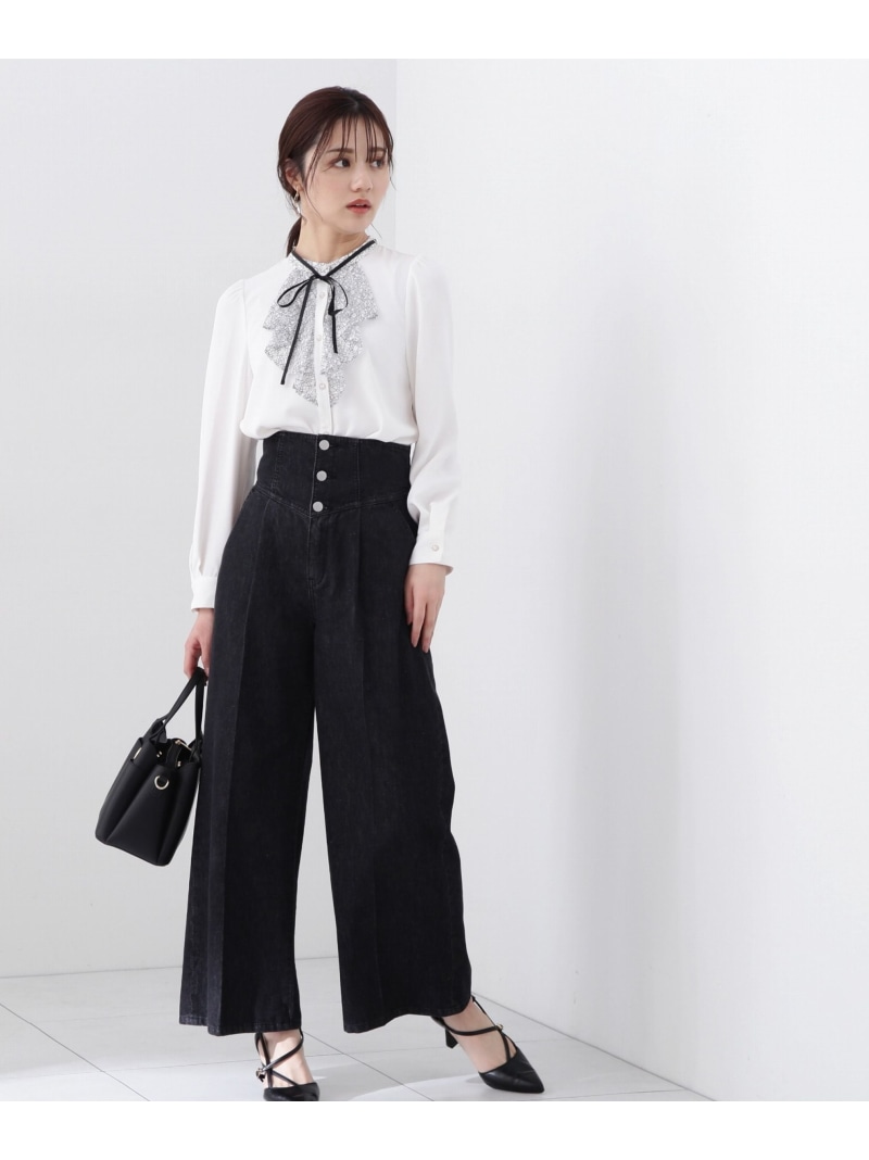 楽天市場】【SALE／30%OFF】レースディテールブラウス 24SS PROPORTION