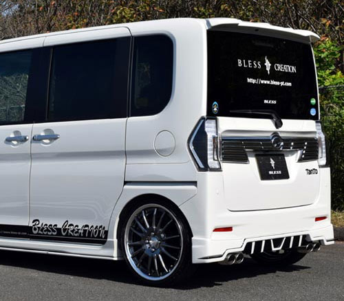 楽天市場】【ダイハツ タント カスタム】リアゲートスポイラー（純正色