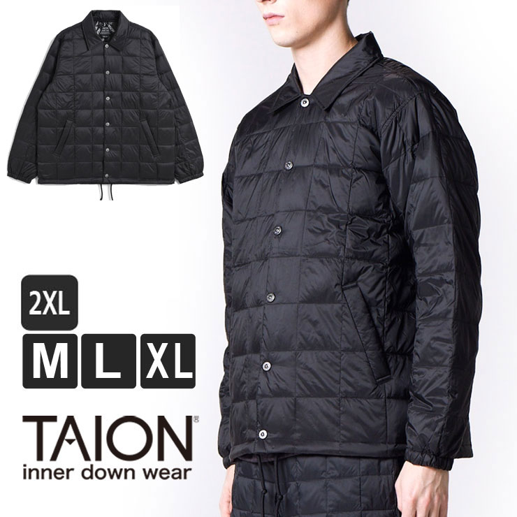 楽天市場】タイオン インナーダウン TAION ベーシック ダウンコーチ