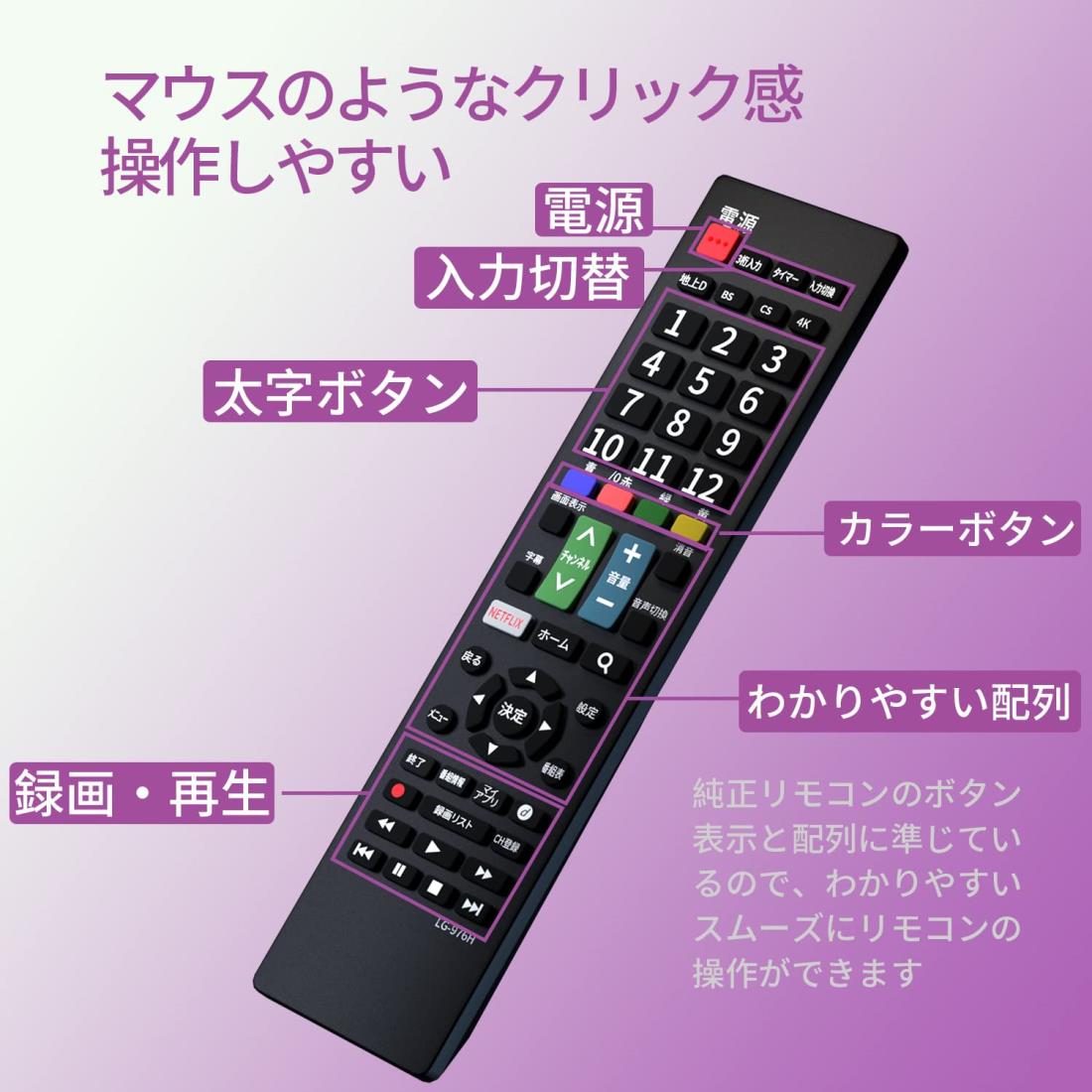 楽天市場】LG 用テレビリモコン 【設定済み】LG 機種対応 液晶テレビ