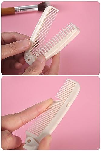 楽天市場】harukita 櫛 折りたたみ コーム ダブルヘアブラシ