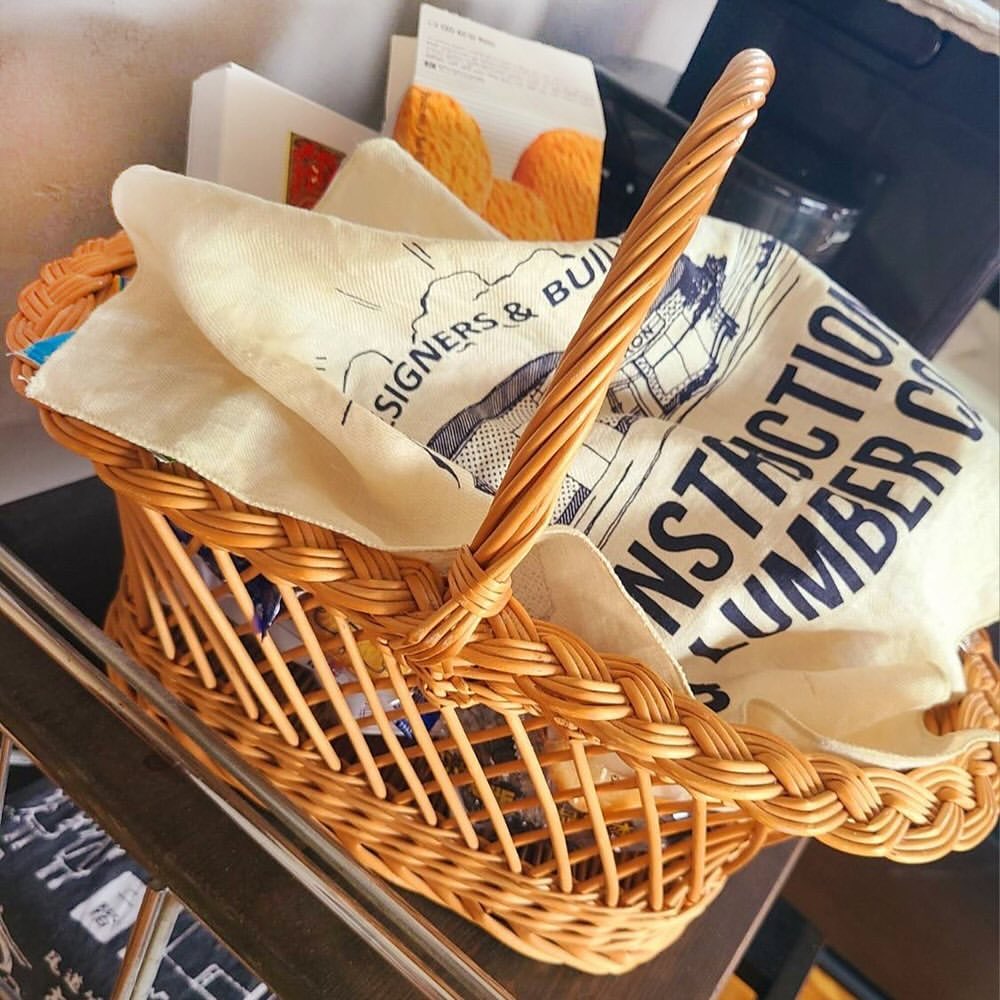 楽天市場】フランス柳バスケット 1本手付クロスS : キャトル・セゾン