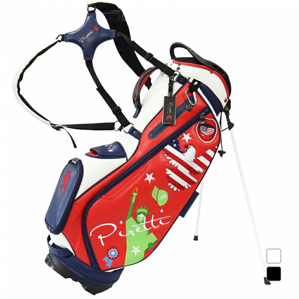 楽天市場】ピレッティ キャディバッグ 9型 スタンド (PR-SB0004) 質感