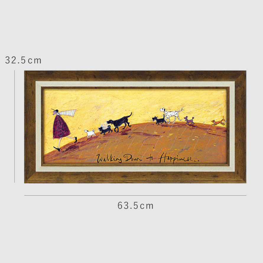 楽天市場】サムトフト 絵画 絵 63.5×32.5cm 【幸せへ向かって】 アート