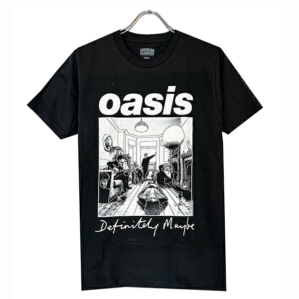 楽天市場】オアシス OASIS 正規品 tシャツ ブラック 黒 バンドtシャツ