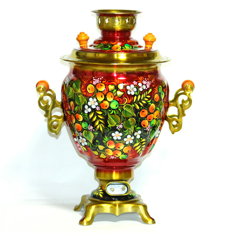 楽天市場】ロシアの郷愁を誘う！「観賞用・サモワール（レッドオレンジ