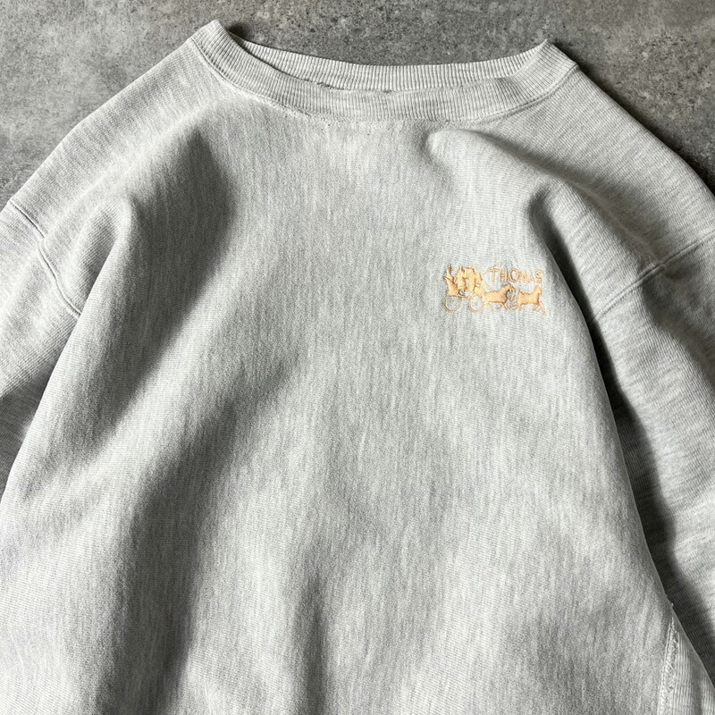 楽天市場】雰囲気系 90s トリコタグ Champion ロゴ 刺繍 リバース