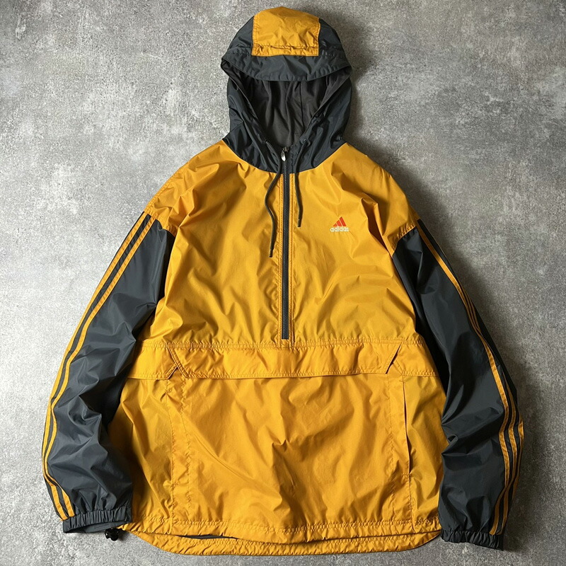 楽天市場】90s adidas ライナー付き ハーフジップ ナイロン アノラック