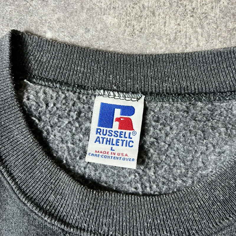 楽天市場】90s USA製 RUSSELL 無地 前V スウェット トレーナー L / 90