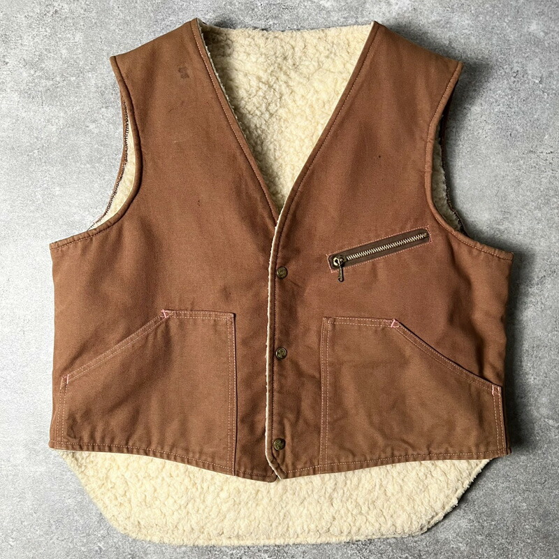 楽天市場】60s CARTER'S ボア ライナー コットン ダック ベスト XL