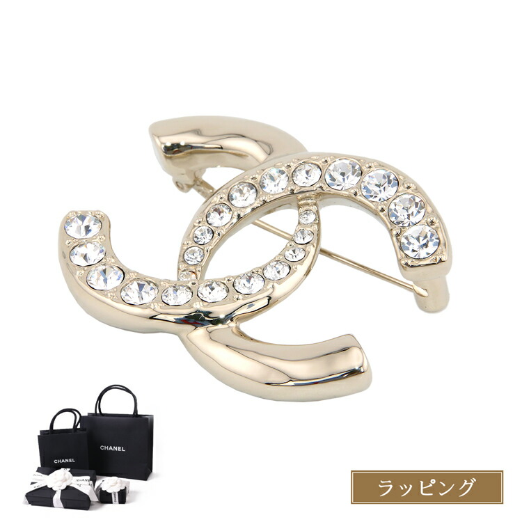 楽天市場】シャネル ブローチ アクセサリー CCマーク メタル