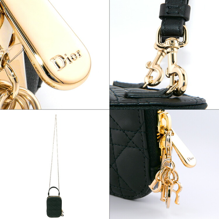 楽天市場】ディオール Dior フォンホルダー バッグ Lady Dior チャーム