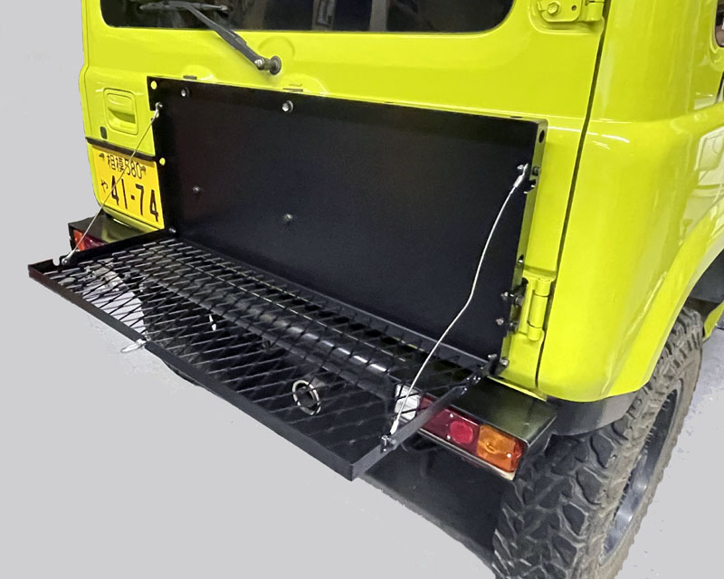 楽天市場】ジムニーJB64, JB74用 折りたたみ式リアゲートキャリア
