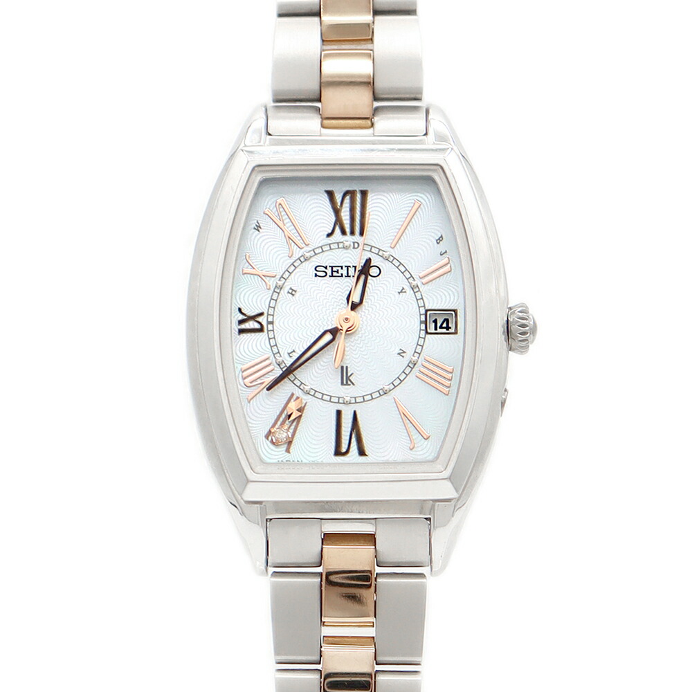 楽天市場】SEIKO セイコー ルキア 1B32-0AJ0 SSQW051 デイト 白