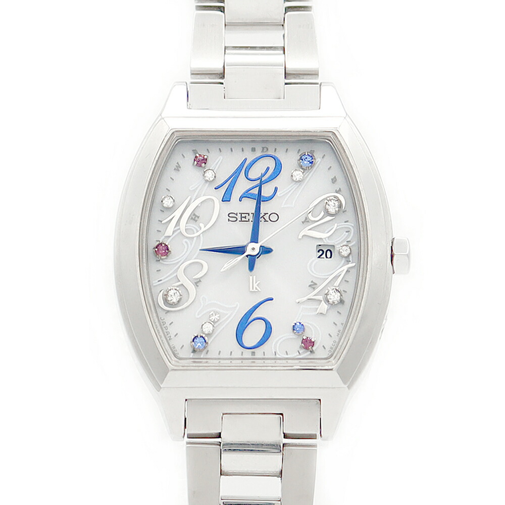 楽天市場】SEIKO セイコー ルキア 1B22-0BC0 デイト 白 ホワイト SS