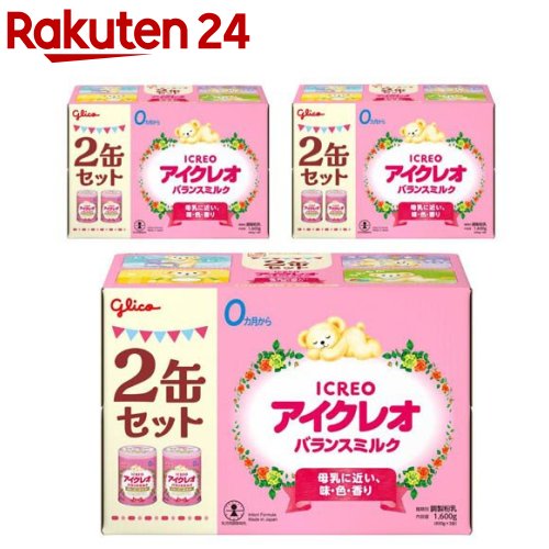 楽天市場】アイクレオ バランスミルク 800g 4缶の通販
