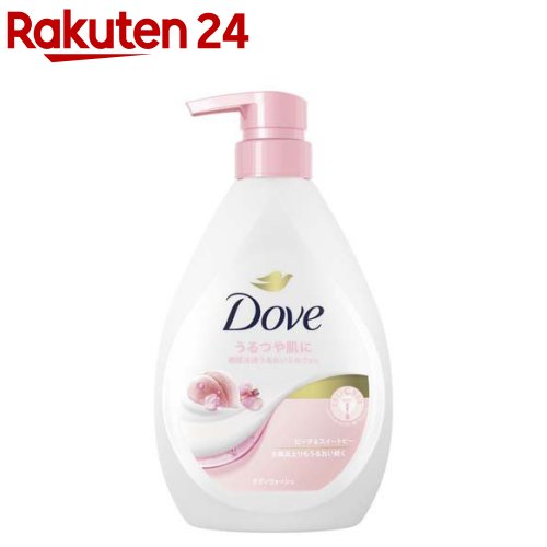 楽天市場】ダヴ ボディソープ ピーチ＆スイートピー ボディウォッシュ
