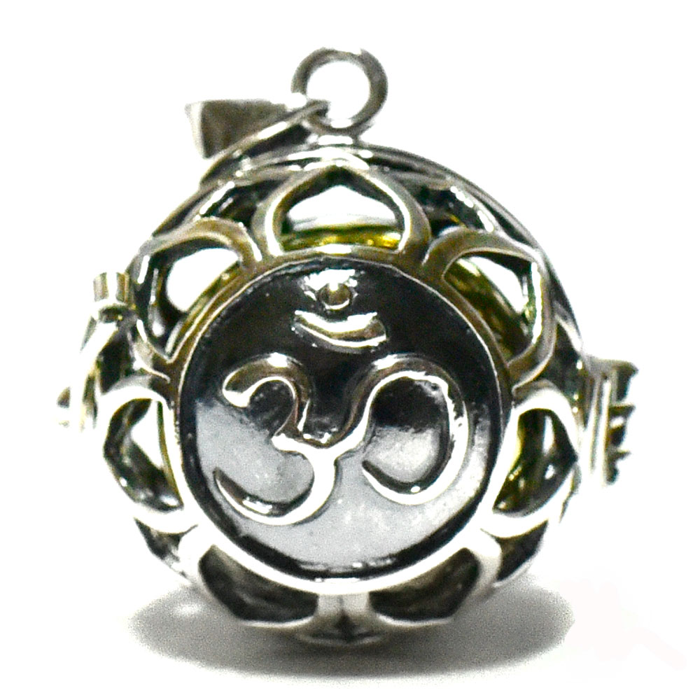 楽天市場】バリ島 ガムランボール マントラ オム(OM) シルバー