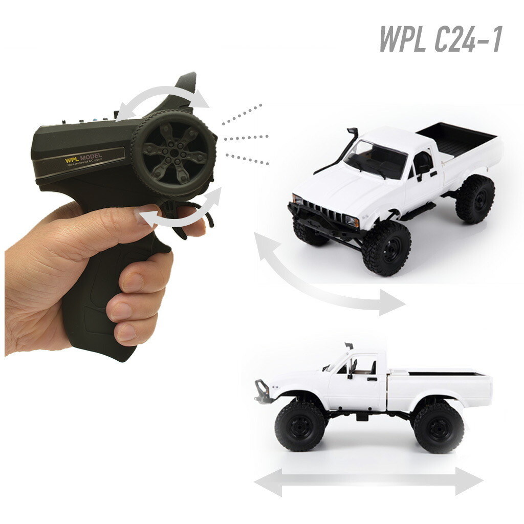 楽天市場】WPL JAPAN C24/C24-1 アウトドア ラジコン ラジコンカー