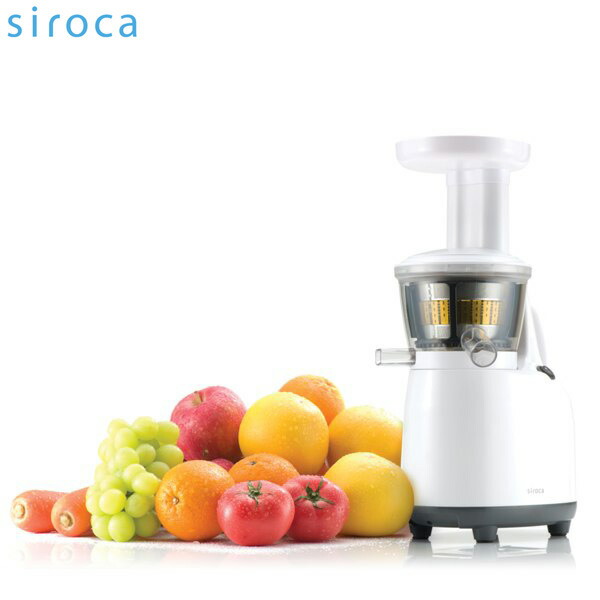 楽天市場】siroca シロカ スロージューサー SJ-S111 低速圧縮搾り 低速
