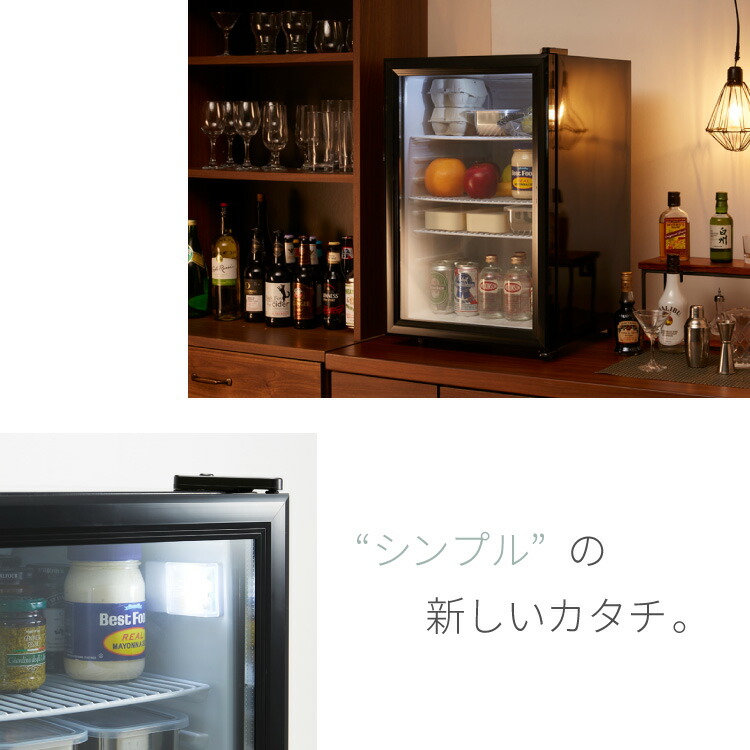 楽天市場】simplus シンプラス ディスプレイ冷蔵庫 68L SP-68DSL