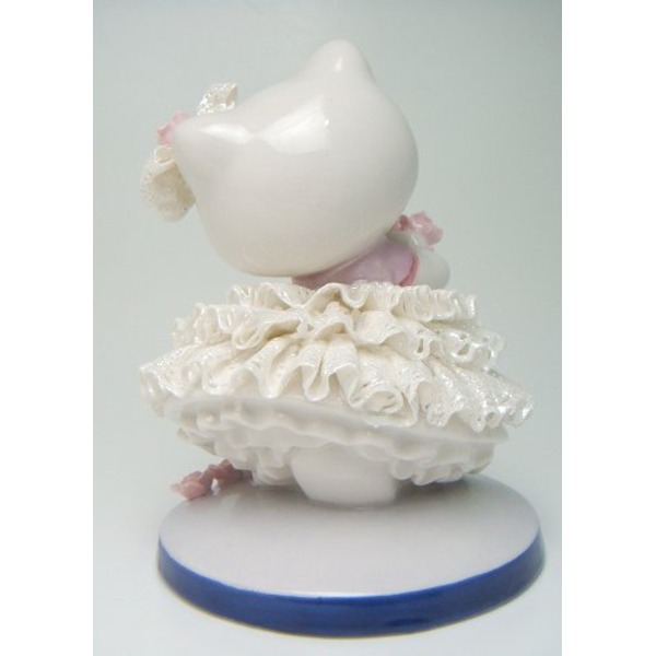 楽天市場】【陶器のキティ】陶製とは思えない、繊細なレース □ハロー