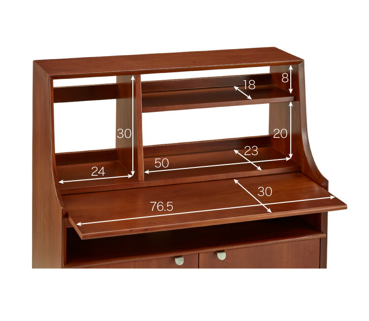 楽天市場】ライティングデスク 幅80cm 北欧 ヴィンテージ 天然木