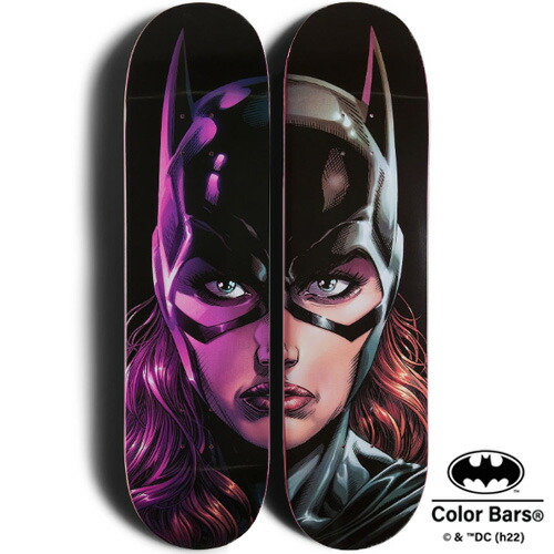 楽天市場】Color Bars × DC Comics Batgirl Skateboard Set DC