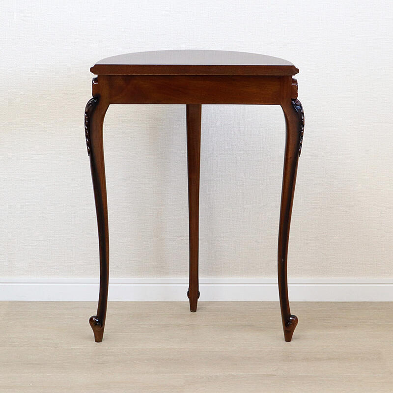 楽天市場】マホガニー 3脚 ハーフムーン コンソール(小)コンソール
