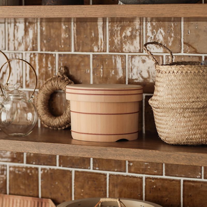 楽天市場】自在のお櫃 おひつ 木製 20cm 木曽 さわら 山一 日本製